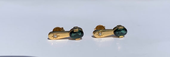 Gold vintage Earrings - image 8