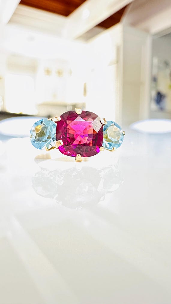 ruby vintage ring - image 1
