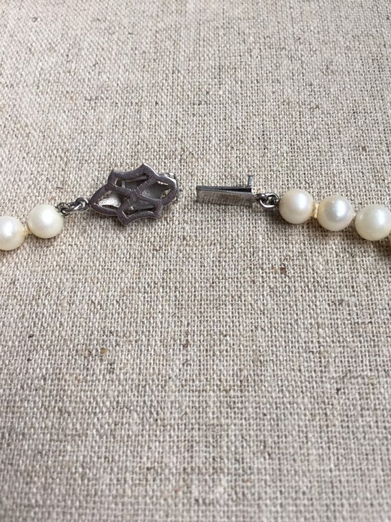 Vintage Pearl Necklace - image 7