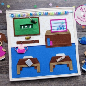Página de libro tranquilo del aula - PATTERN & TUTORIAL