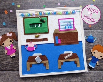 Classroom Quiet Book Seite MUSTER & TUTORIAL