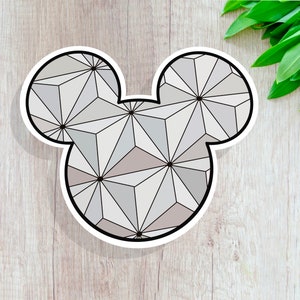 EPCOT Sticker / Mickey Ears Sticker / Geodesic sphere Sticker / Disney Sticker