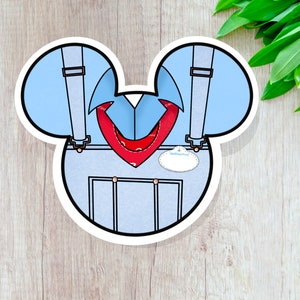 Disney Train Engineer Sticker / Disney Cast Member Sticker / Disney Sticker / Disney Train Sticker