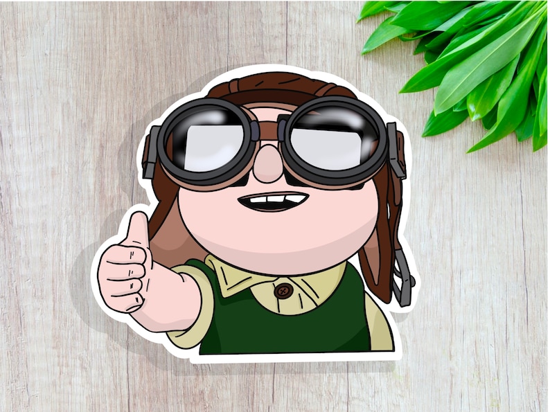 Young Carl Sticker / Disney up Sticker /disney Sticker / Carl | Etsy