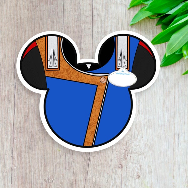 Disney Tatooine Costume Sticker / Star Tours Sticker / Disney Cast Member Sticker / Disney Sticker