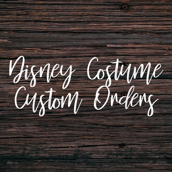 Custom Disney Costume Sticker / Disney Cast Member / Disney Stickers / Disney Costume Sticker / Disney World Sticker / Disneyland Sticker