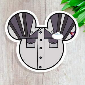 Magic Kingdom Tomorrowland Cast Member Sticker / Disney Cast Member Sticker / Disney Sticker / Disney Costume Sticker / Disney Tomorrowland