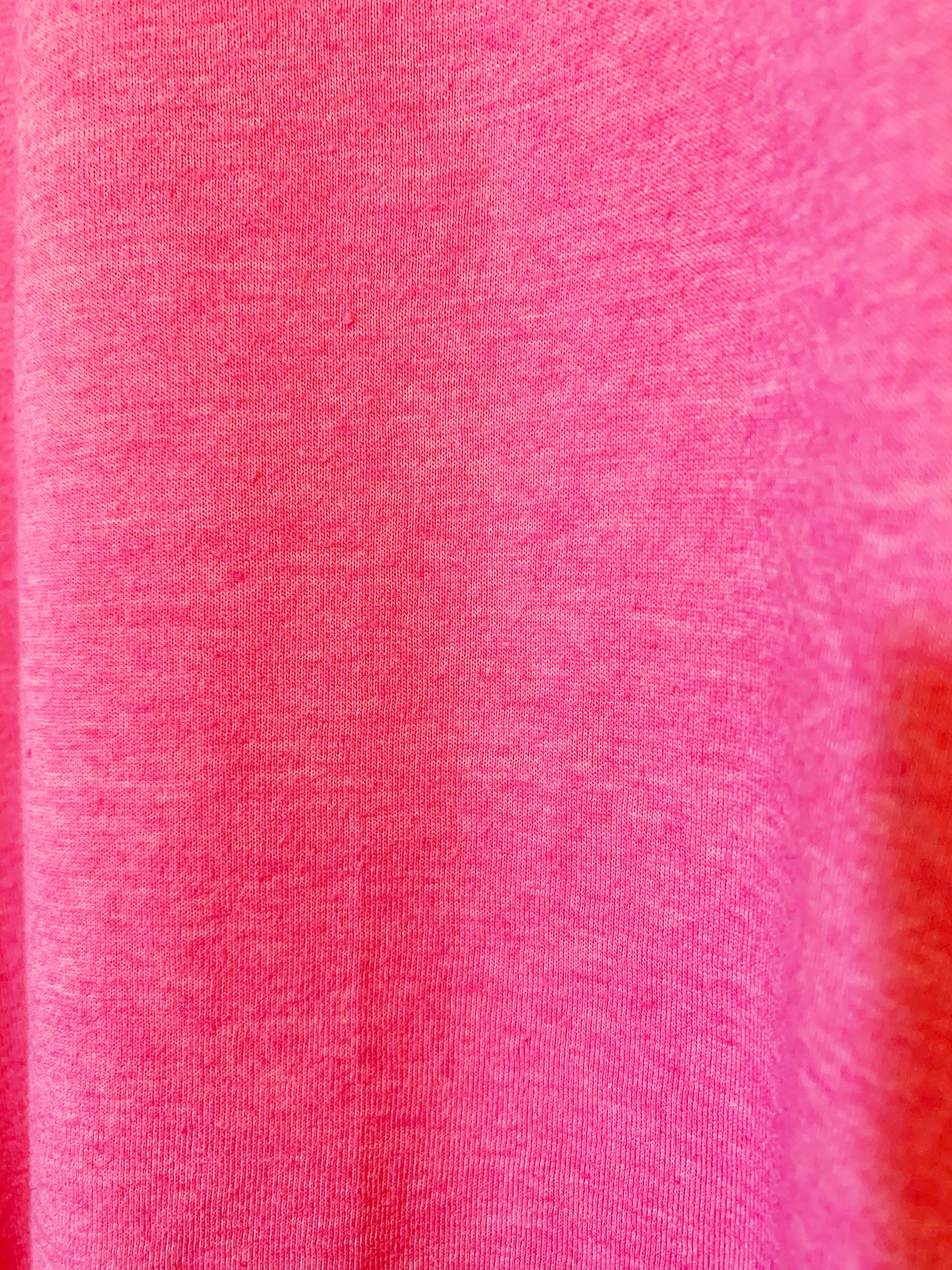 Women's Pink Heather & Charcoal Heather Raglan Top / Long Etsy