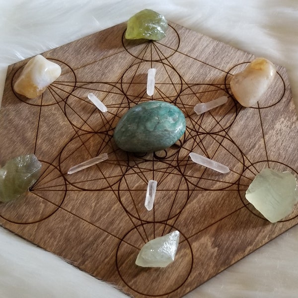 Attracting Financial Abundance Grid & Crystals