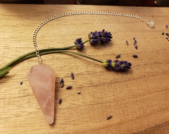 Rose Quartz Pendulum