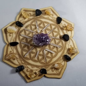 Flower of Life Crystal Grid