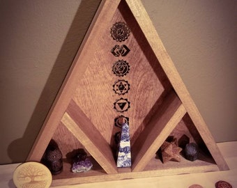 Chakra Triangle Shelf 14 inchs  tall