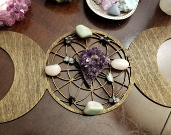 Triple Moon Crystal Grid