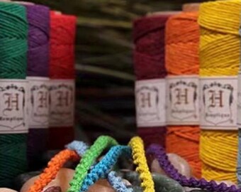 Hemptique Hemp Cord #20 1mm CHOOSE COLORWAY
