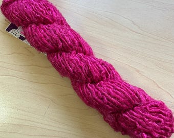 Darn Good Yarn Banana Fiber Fuchsia Worsted Weight