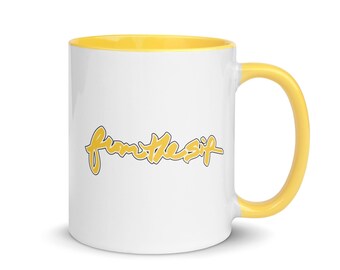 Southern Miss University Black Coffee Mug | From The Sip Mug | Mug with Color Inside | USM