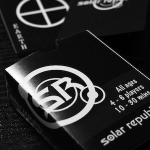 Vintage 2010 Solar Republic Card Game | Space Card Game | 100 Card Game Deck - Planets and Moons
