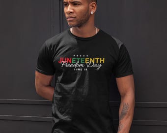 Camiseta Juneteenth, cultura negra, historia negra, camiseta de libertad, camiseta de melanina, chica negra, camiseta de libertad