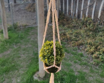 Macrame Plant Hanger - Different Sizes Available - Perfect Plant Holder for Outdoors or Indoors
