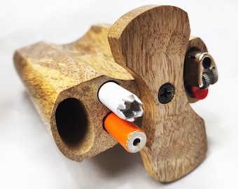 1 Zebra Wood SMALL Dugout 2 1/4 Con 1 Poker Slide - España - Foto 3