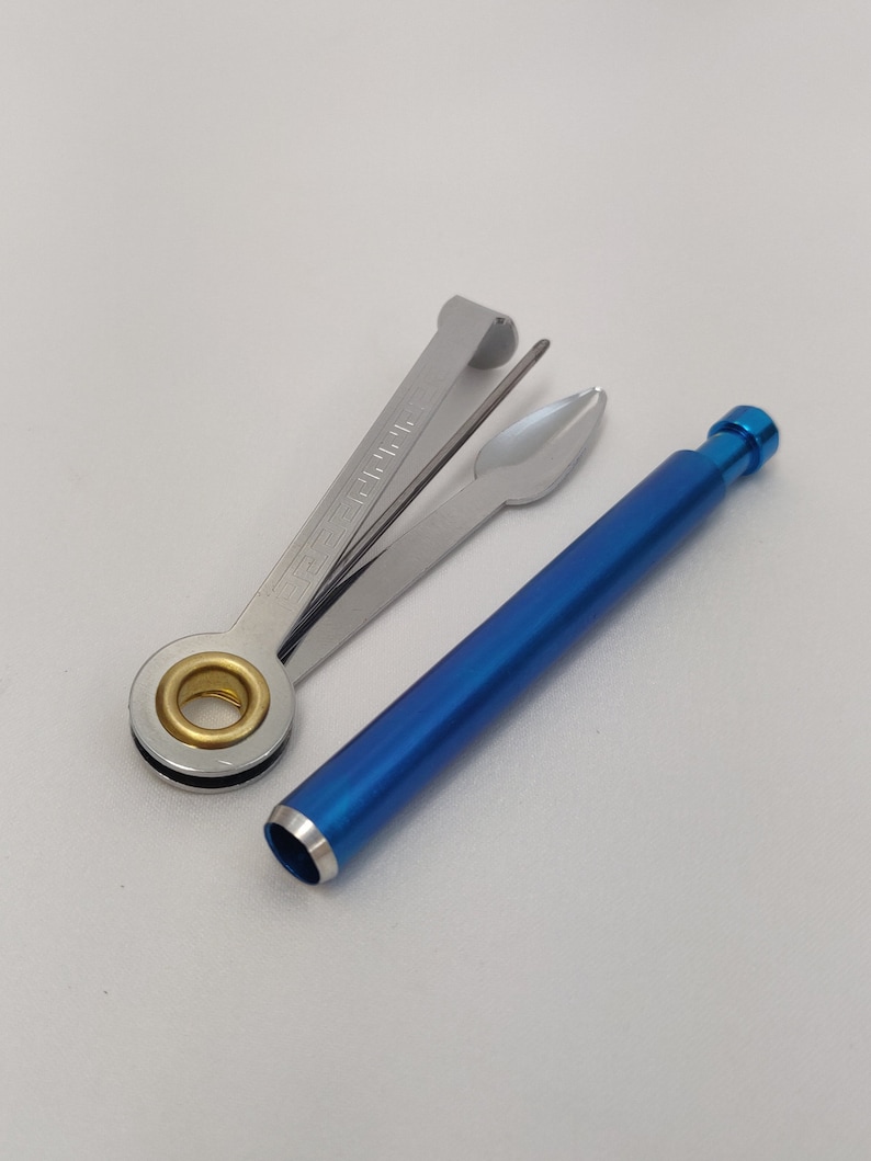 Blue 3 Push to Clean Onehitter Pipe Cleaning Tool Etsy