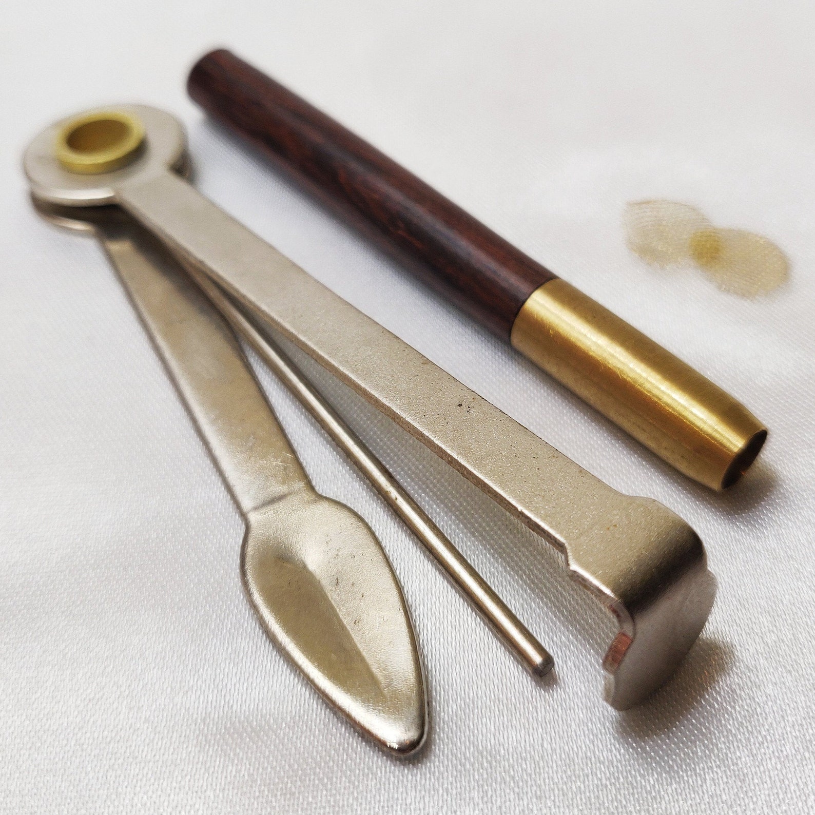 3 Rosewood One Hitter Brass Pipe Cleaning Tool 4 Etsy