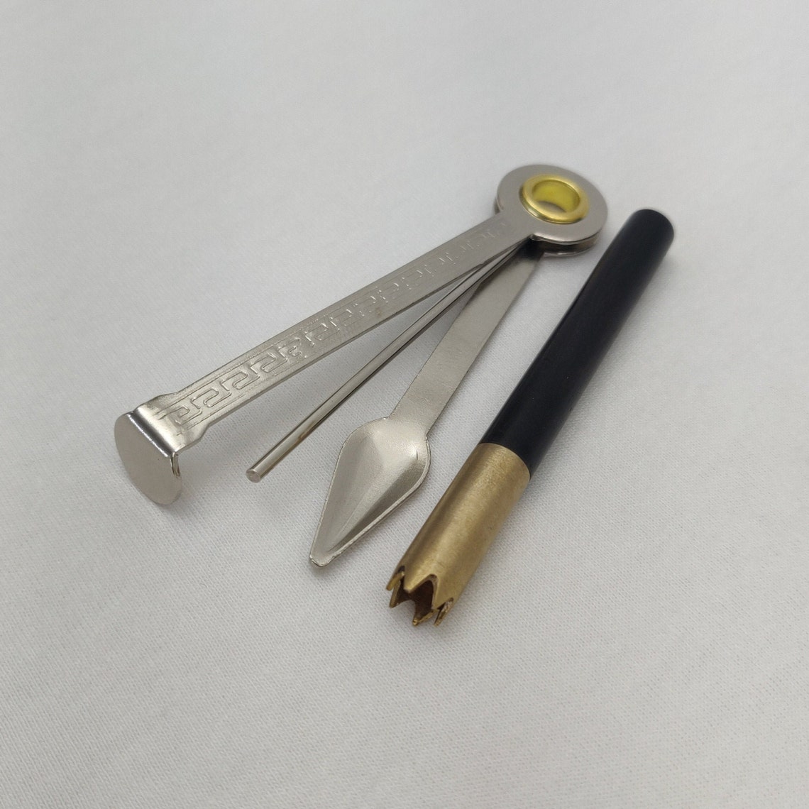 3 Ebony One Hitter Brass Pipe Cleaning Tool 4 Brass Etsy