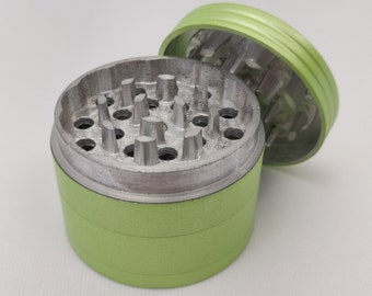 Lime Green Herb Grinder With Catcher, 2 Metal Grinder for Herbs, 4 Piece  Tobacco and Kitchen Spice Grinder Set Screened Bottom Chamber -   Singapore