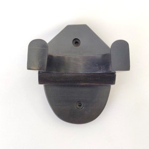 Imported Ebony Wood Guitar Hanger, Perfect Wall Hanger for Acoustic and/or Electric Guitars image 1