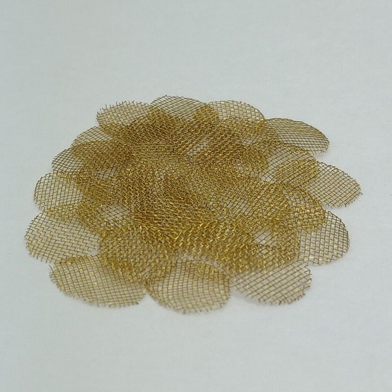 8mm 16mm Brass Screens for One Hitter Pipes Cigarette-style Metal