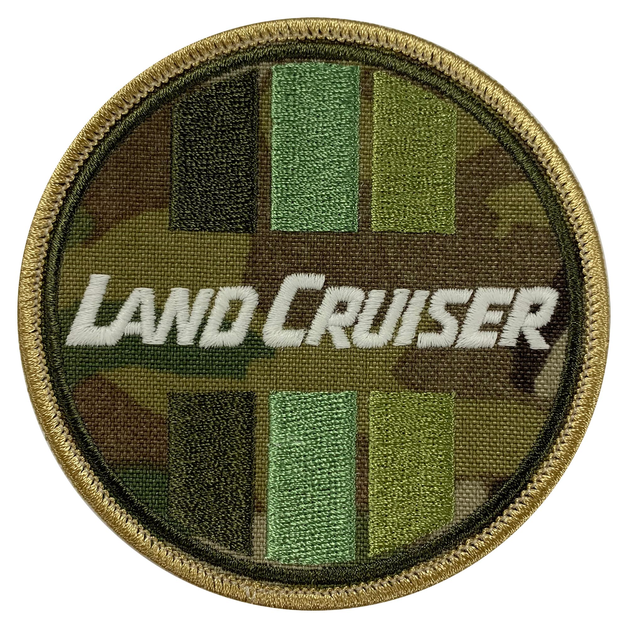 Toyota Land Cruiser Camo Circle Embroidered Patch - Etsy