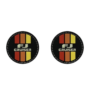 Toyota FJ Cruiser Retro Circle Ranger Eye Mini PVC Patches
