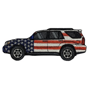Toyota 4Runner 4th Gen USA Flag Patriotic Embroidered Patch