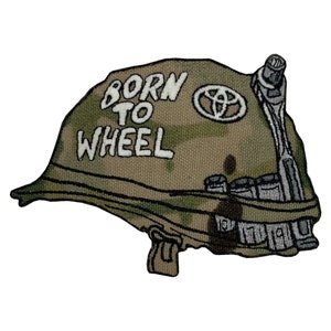Born To Wheel Toyota Embroidered Patch