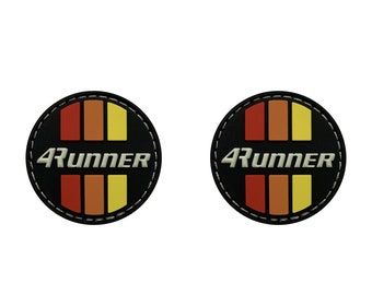 Mini patches de PVC para olhos Toyota 4Runner Retro Circle Ranger
