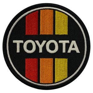 Toyota Supra Retro Circle Embroidered Patch - Etsy