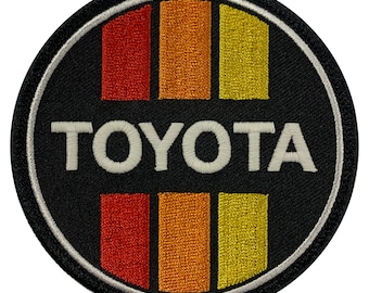 Toyota Retro Circle Embroidered Patch