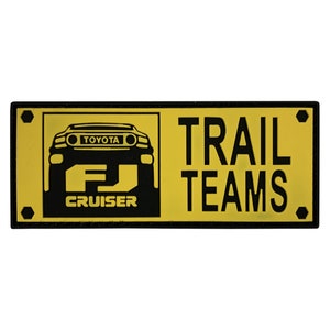 Toyota FJ Cruiser Trail Teams Badge PVC Patch