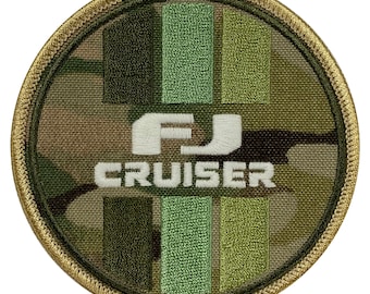 Toyota FJ Cruiser Camo Circle Embroidered Patch