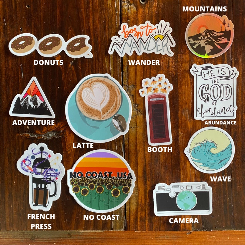 Make Your Own Sticker Pack Pick Your Own Sticker Pack Etsy