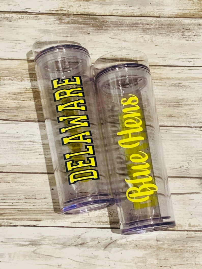 Custom & Personalized Acrylic Tumblers Girls Trip College Grad Gift Graduation Gift image 2