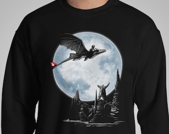 How to train your dragon Sweatshirt - Toothless Sweatshirt - Toothless TShirt - Toothless T Shirt - How to train your dragon T-Shirt