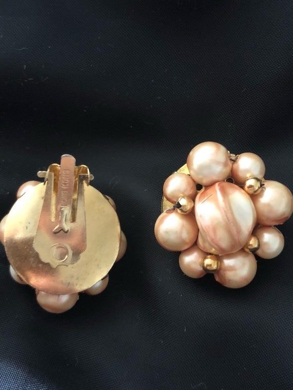 Vintage costume clip on earrings Etsy