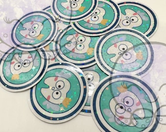 Tooth Fairy Opaque Stickers | 2 sizes | READY TO SHIP option