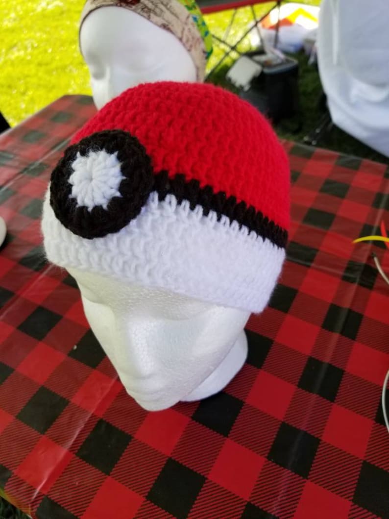 Pok\u00e9mon Crocheted Hat