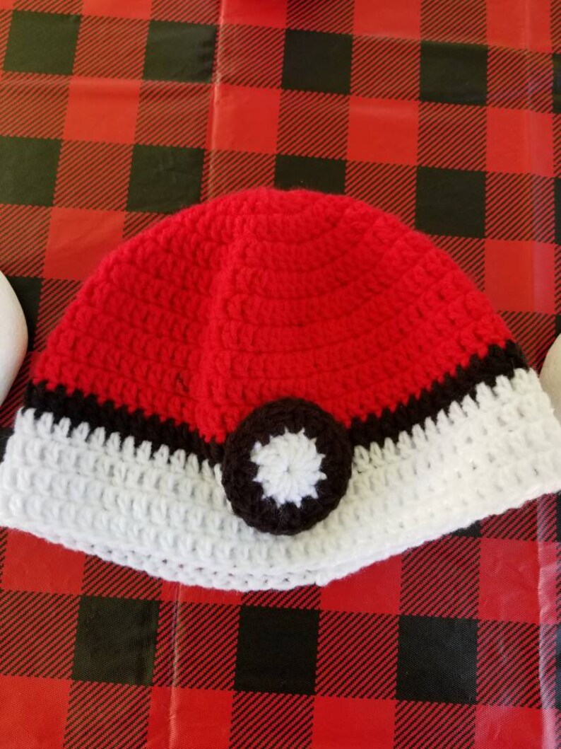 Pok\u00e9mon Crocheted Hat