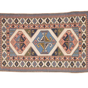 Antique turkish rug, Multicolor rug, Bordered rug, Primitive rug, Vintage area rug, Oushak wool rug, Retro rug, 4.3x6.2 ft, RK 13681