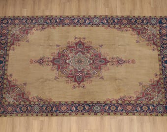 Oversize rug, Bohemian rug, Vintage rug, Large size rug, Turkish rug, Oushak rug, Area rug, Antique rug, Boho rug, 7.8 x 12 ft, RK 14454