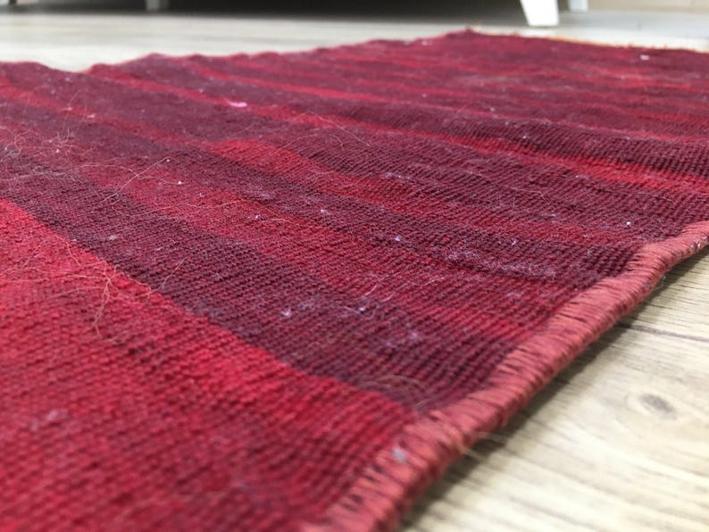 Kilim rug, Small turkish rug, Vintage rug, Bohemian rug, Carpet rug, 1.3x3 feet, Wool rug, Handmade rug, Front door rug, Boho rug, RK 10155 image 8