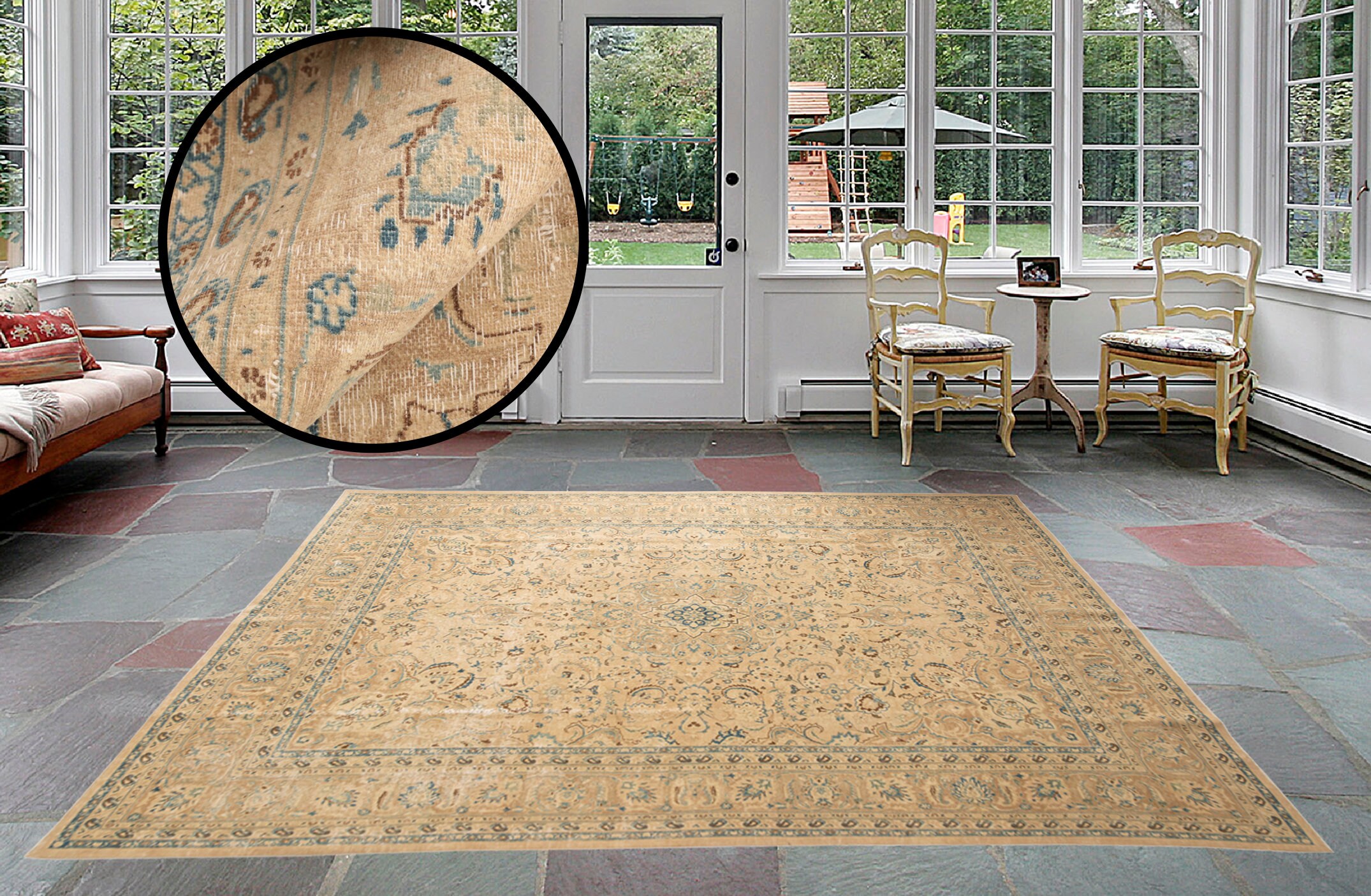 Black Beige Gold Vintage Printed Turkish Rugs - Bedroom living room Hallway  Kitchen Carpets - Turkish Rugs Exclusive Design NO 02159